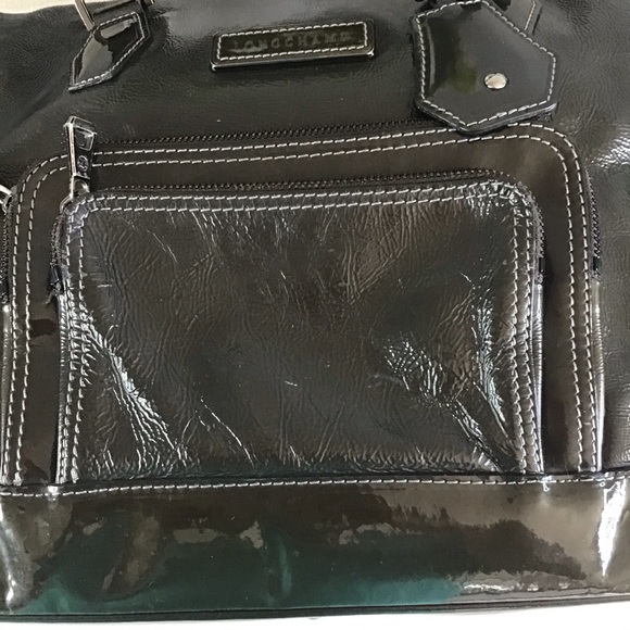 🛍Longchamp Large Legende Verni Satchel Bag - Picture 11 of 13